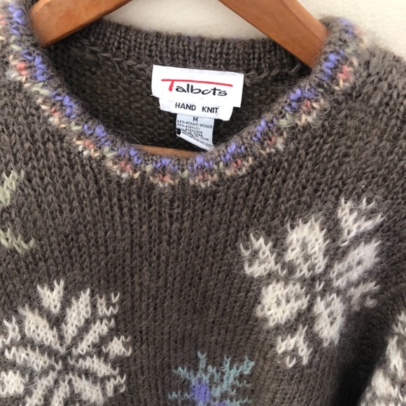 Talbots hand knit mohair sweater - Picture 3 of 5